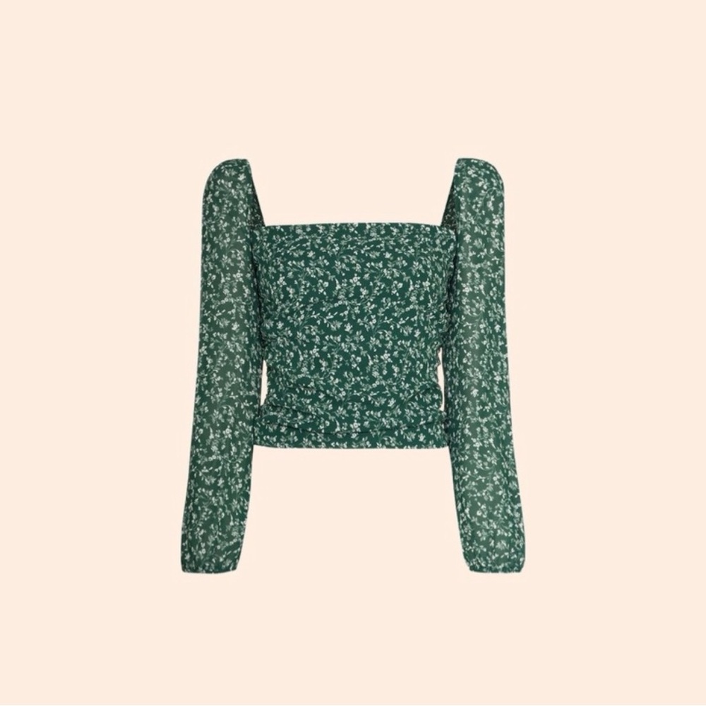 Reformation olio top (parsley) -size 8 NWT